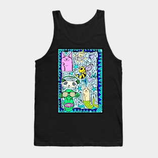 Animals,doodle,pets,tag by LowEndGraphics Tank Top